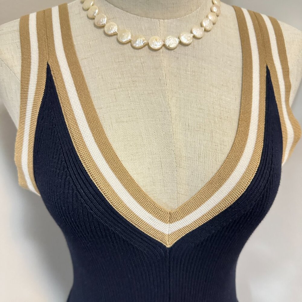 Tommy Hilfiger Knit Dress | Navy | S (Fits M) - Picture 3 of 8
